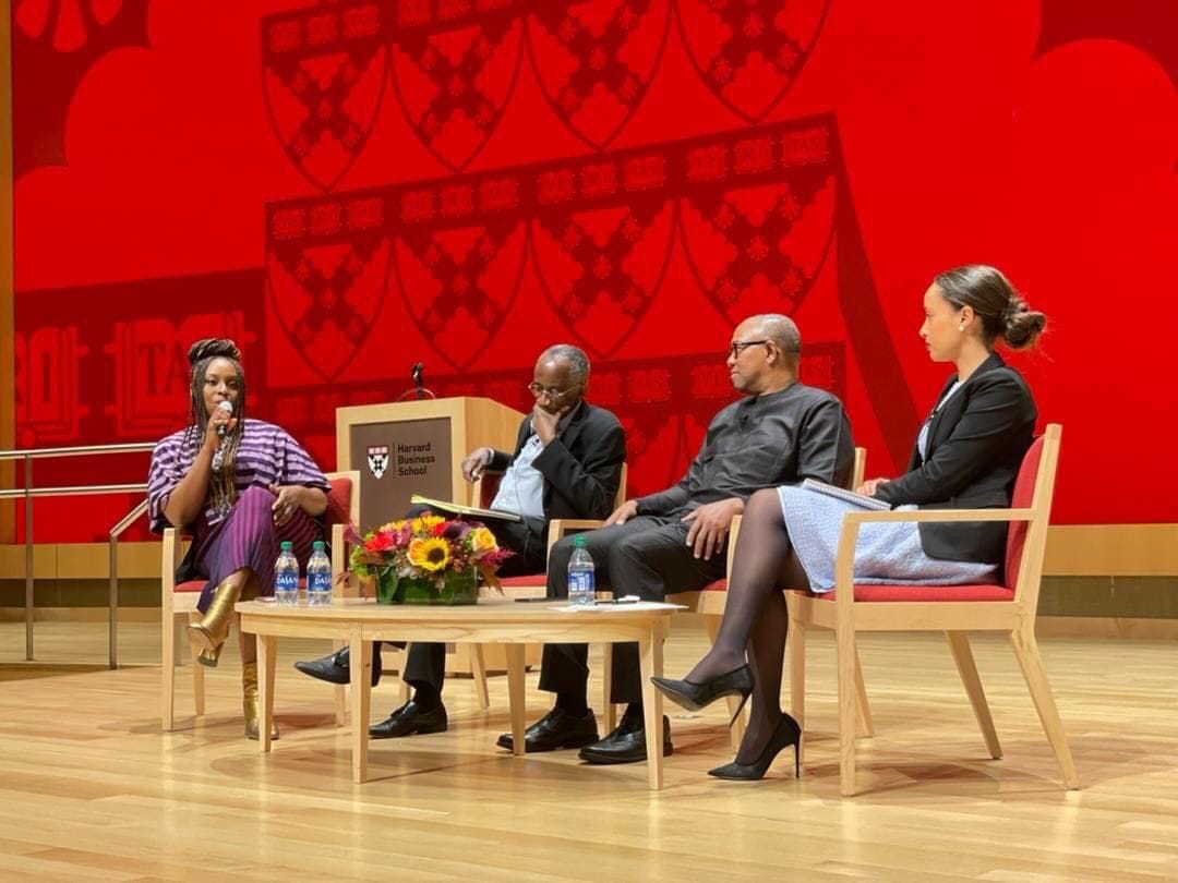 Peter Obi At Harvard University, USA